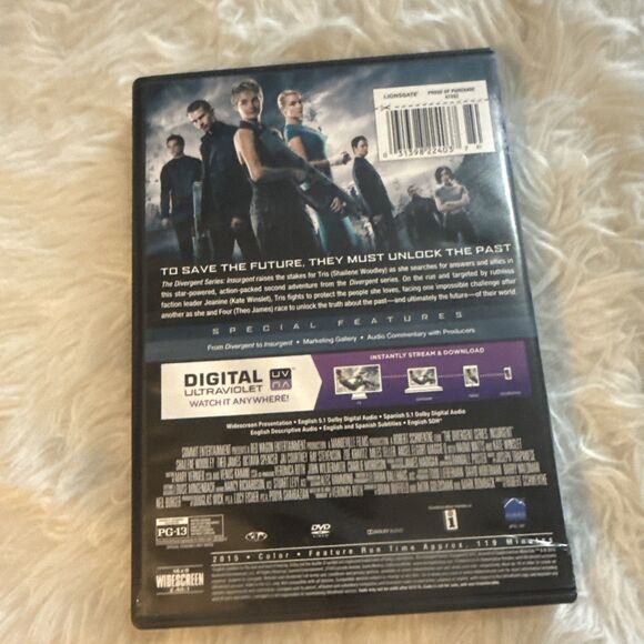The Divergent Series: Insurgent (DVD, 2015) - Picture 2 of 4